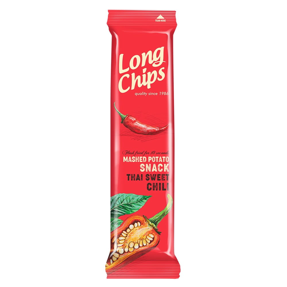 Kartoffelchips mit süßem Chili-Geschmack 75 g - LANGE CHIPS