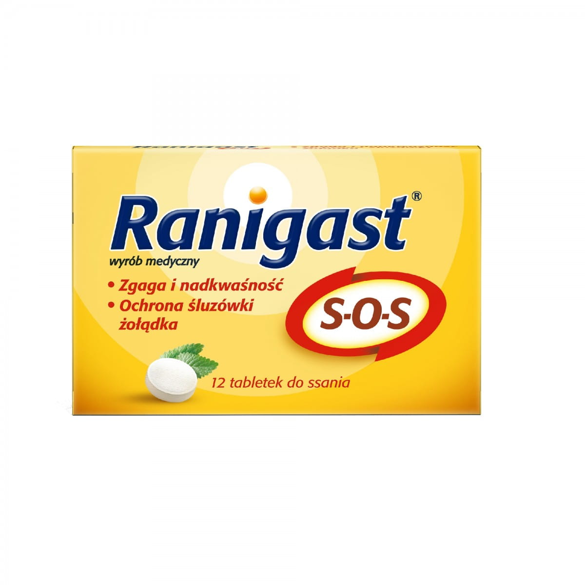 Ranigast Lutschsauce 12 Tabletten