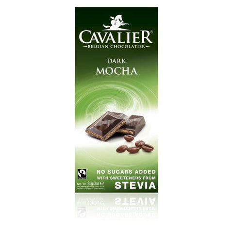 Dessertschokolade mit Kaffeefüllung, gesüßt mit Stevia 85g CAVALIER