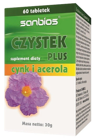 Cistus plus 60tab. SANBIOS