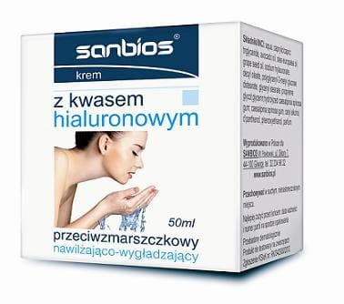 Creme mit Hyaluronsäure 50ml SANBIOS