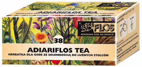 Tee gegen Durchfall 20 x 2g - 38 Adiariflos Tee fix - HERBA - FLOS