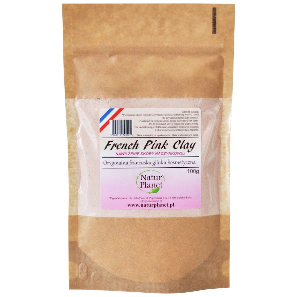 Original französischer Ton - rosa 100g NATUR PLANET