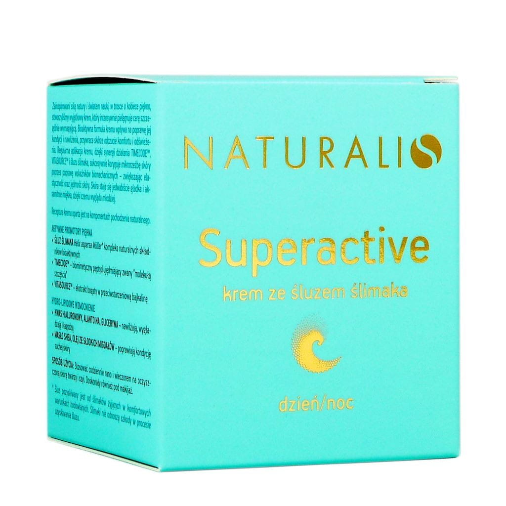 Superaktive Creme mit Schneckenschleim Tag / Nacht 50ml NATURALIS