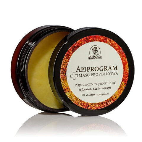 Apiprogram Propolis Salbe 20% reparierend und regenerierend mit Hyaluronsäure 50ml KORANA