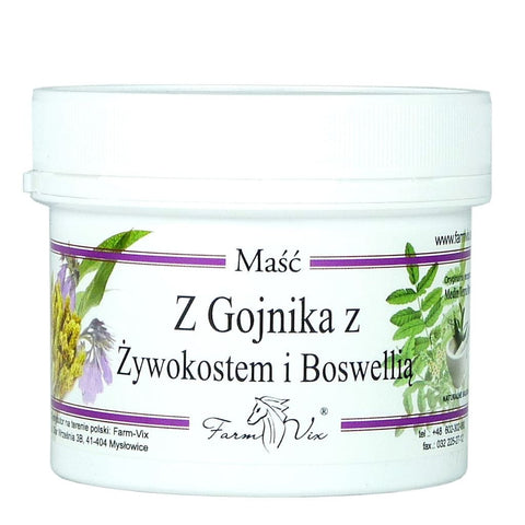 Gojnik mit Beinwell- und Boswellia-Salbe 150ml FARMVIX