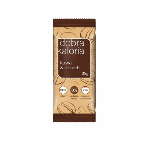 Kaffee- und Walnussriegel 20 x 35 g GOOD KALORIA