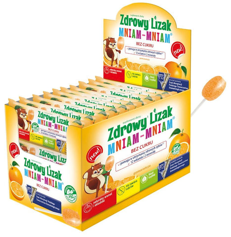 GESUNDER LICKER orange lecker - lecker ohne Zucker Display 40 STARPHARMA