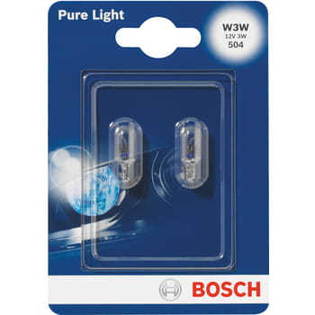 Glühbirne W3W Pure Light 12v 3w 2 Stk. Bosch