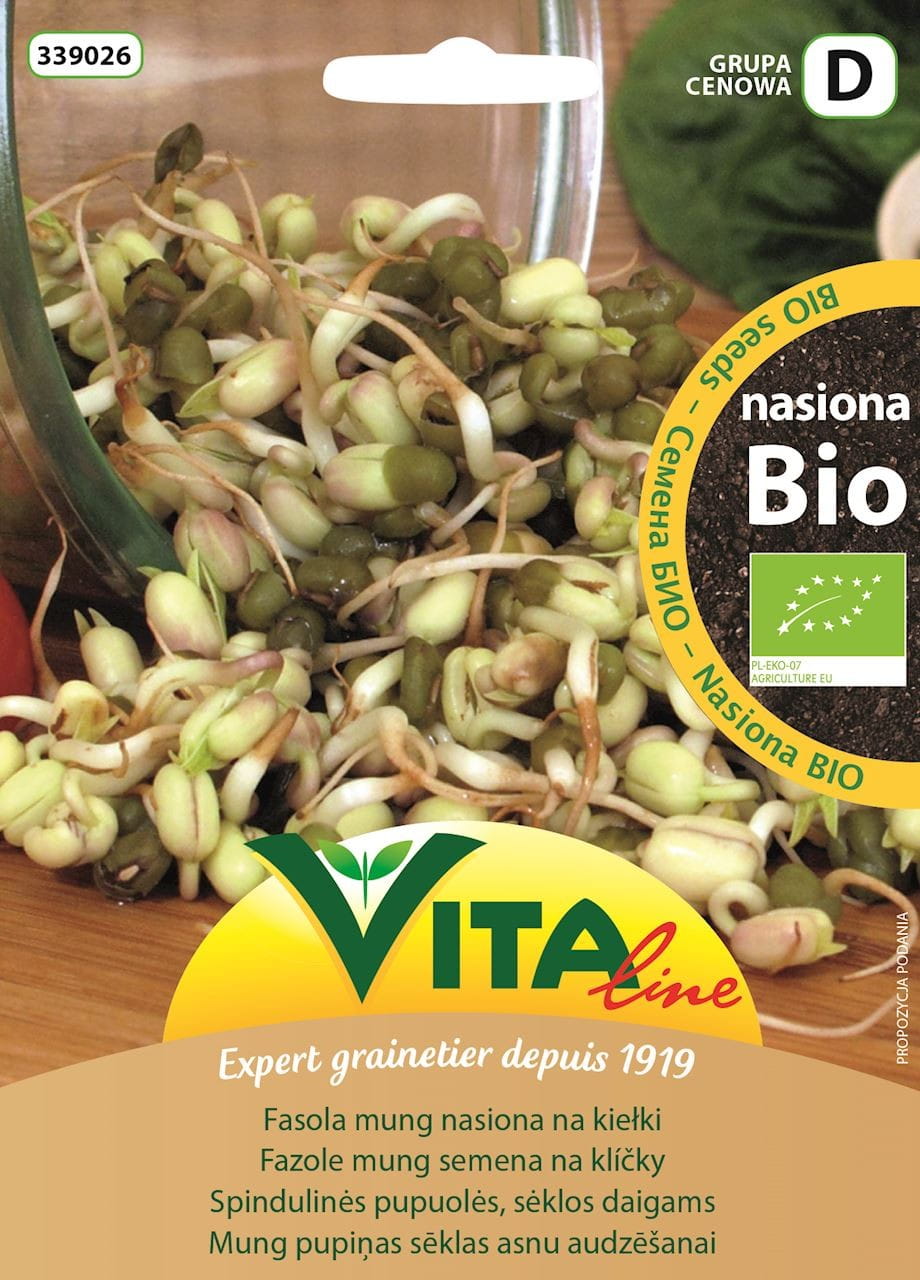 BIO Mungobohnensamen für Sprossen 30 g VITA LINE