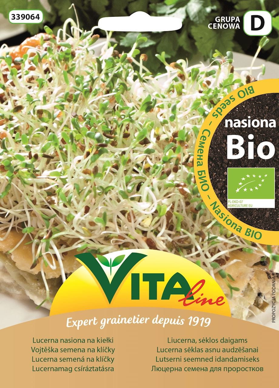 BIO Luzernesamen für Sprossen 20 g VITA LINE