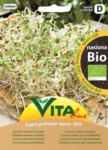 BIO Luzernesamen für Sprossen 20 g VITA LINE