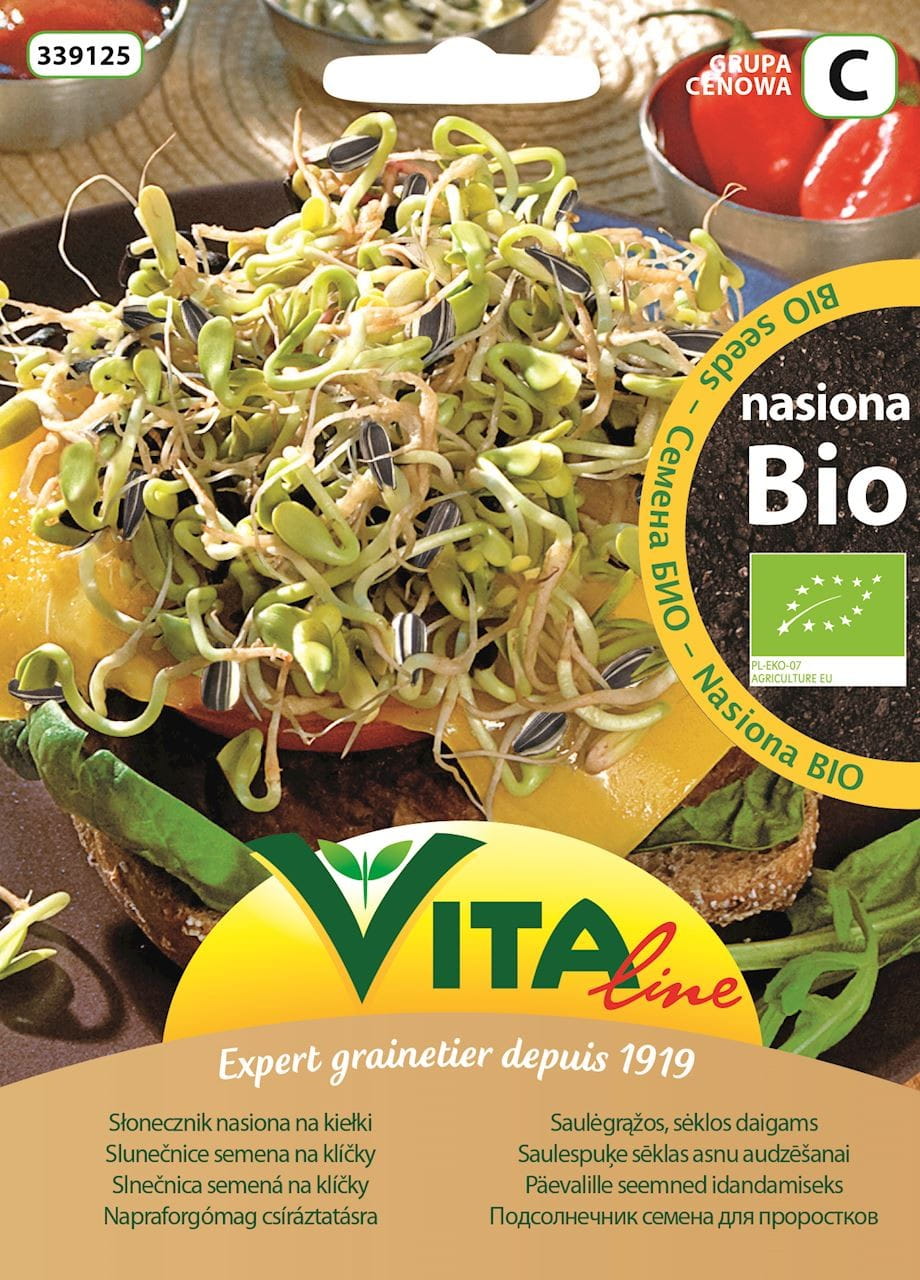 Sonnenblumenkerne BIO für Sprossen 30 g VITA LINE