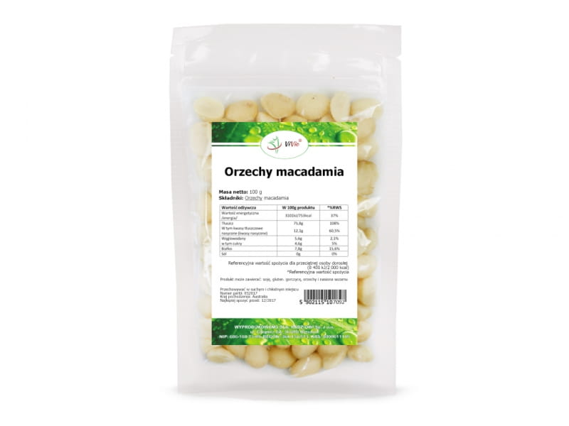 Noix de macadamia 100g - VIVIO