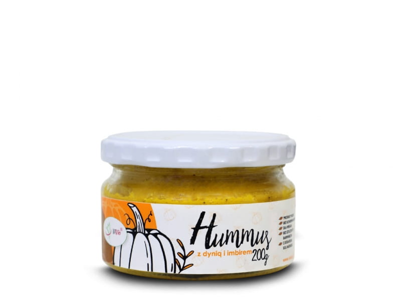 Humus with pumpkin and ginger 200g - VIVIO