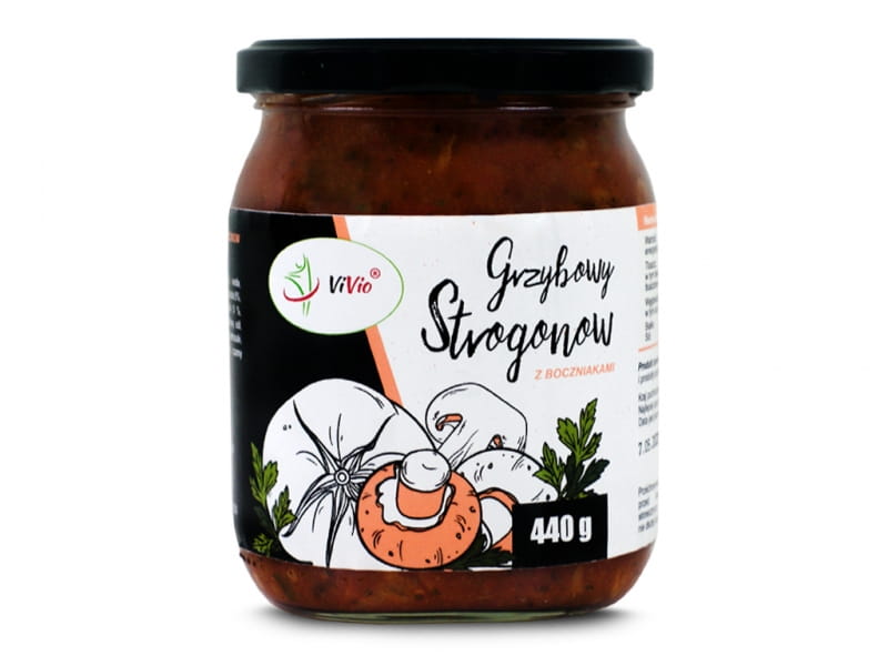 Veganer Pilz Strogon 440g - VIVIO