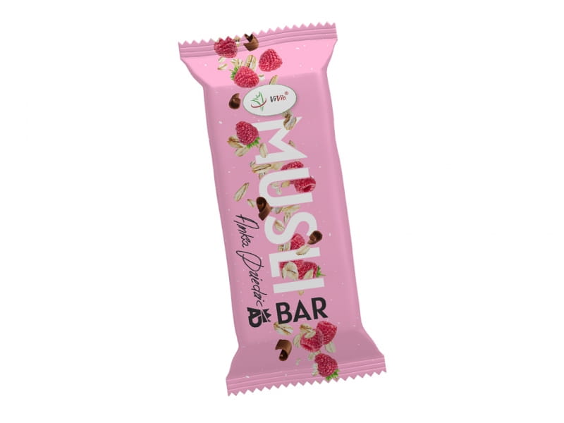 Raspberry muesli bar 30g muesli bar VIVIO