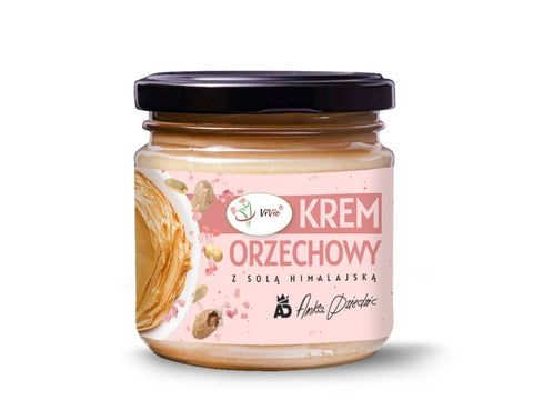 Peanut Cream with Himalayan Salt 200g - VIVIO