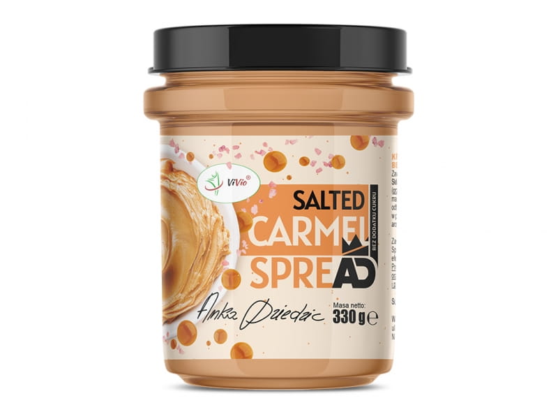 Peanut Cream with Salted Caramel 330g ANKA DZIEDZIC - VIVIO