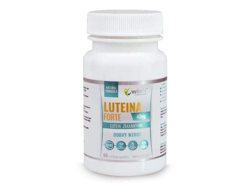 Lutein FORTE max 40mg 60 capsules - WISH