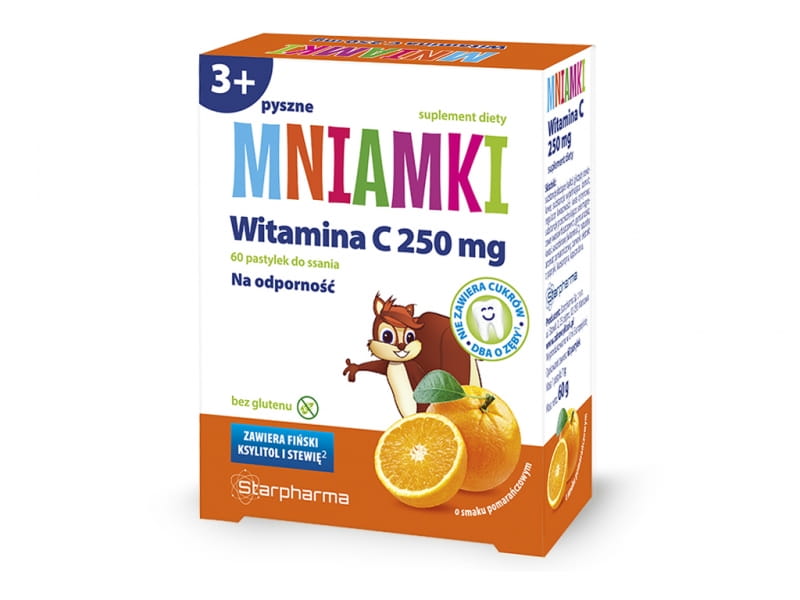 Vitamine C 250 mg orange STARPHARMA