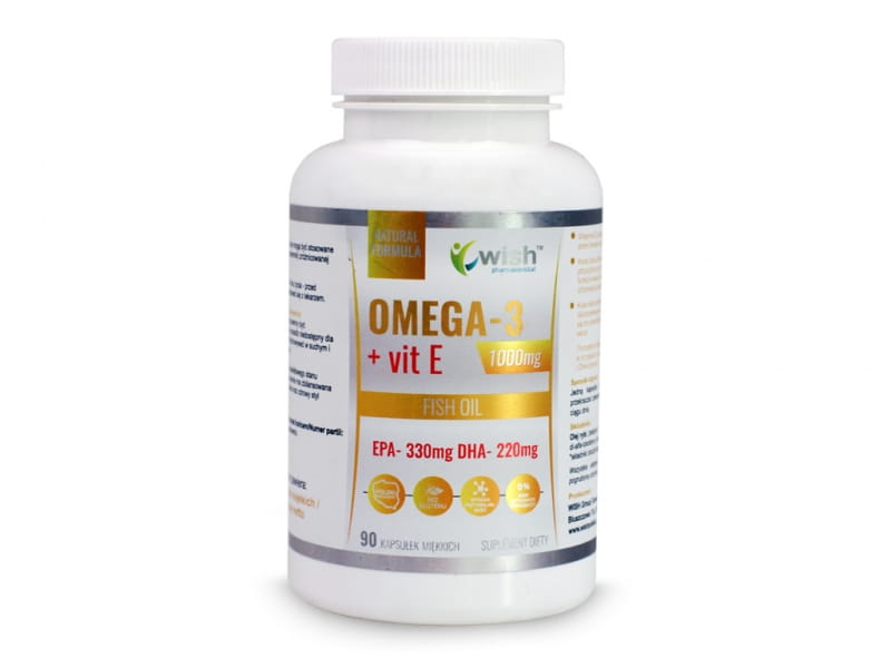 OMEGA 3 fort or dha220 + vit E - 90 gélules WISH