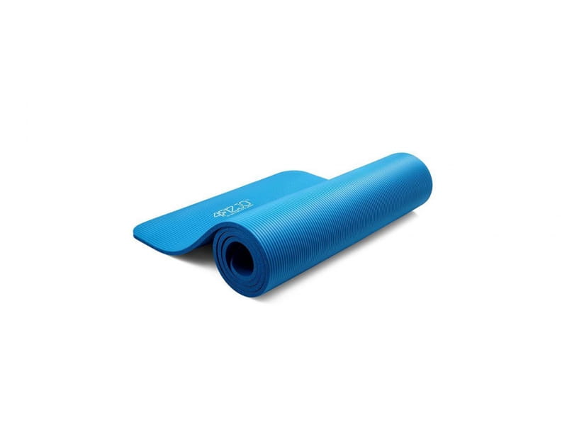 Yoga mat NBR 1 cm blue - 4FIZJO