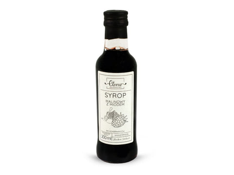 Raspberry syrup with honey 200ml ETERNO