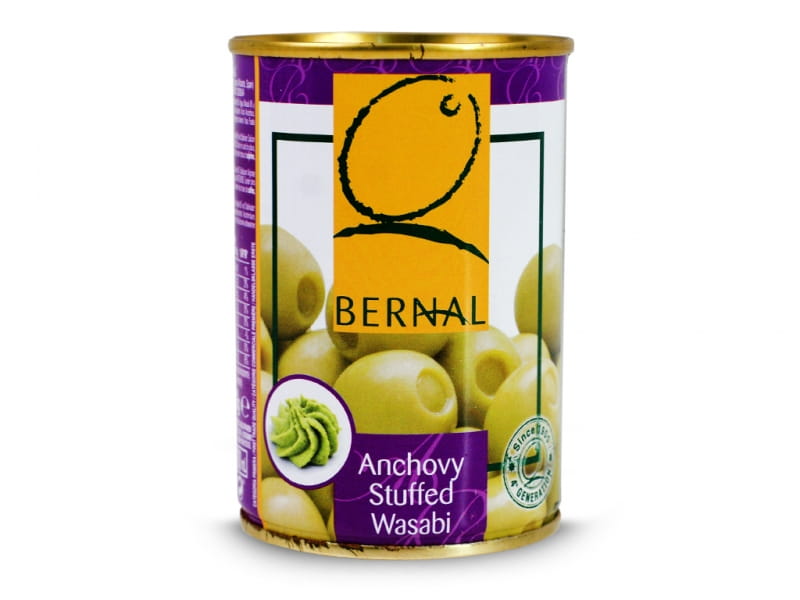 Olives Wasabi 120g BERNAL