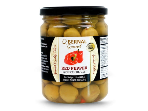 Olives Gourmandes au Paprika 225g - BERNAL