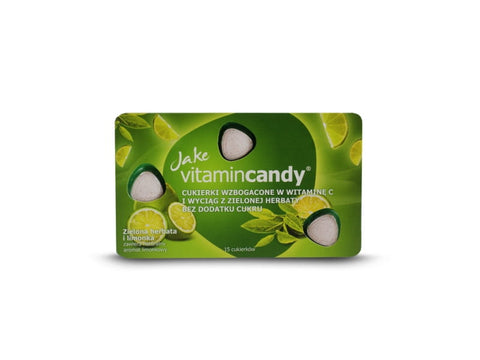 Zuckerfreie Bonbons Limette 18g JAKE VITAMINCANDY