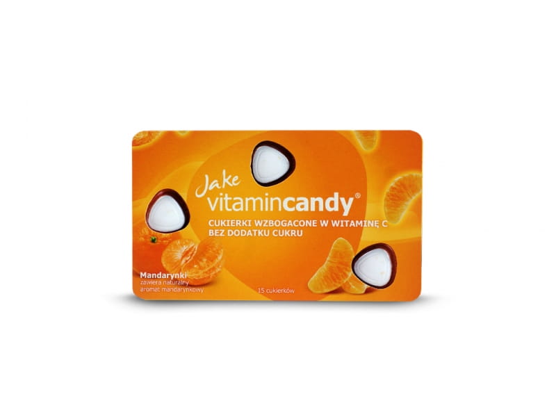 Sugar-free candy tangerine 18g JAKE VITAMINCANDY