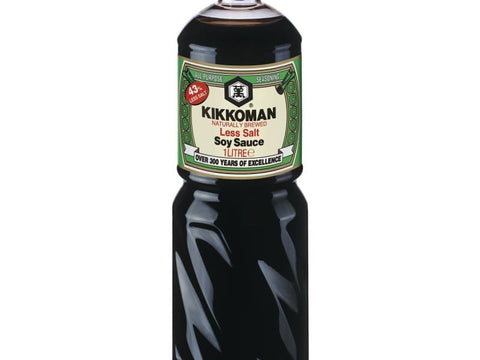 Soy sauce less salt 1000ml KIKKOMAN green cap