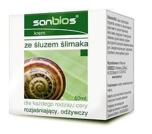 Crème à la bave d'escargot 50ml SANBIOS