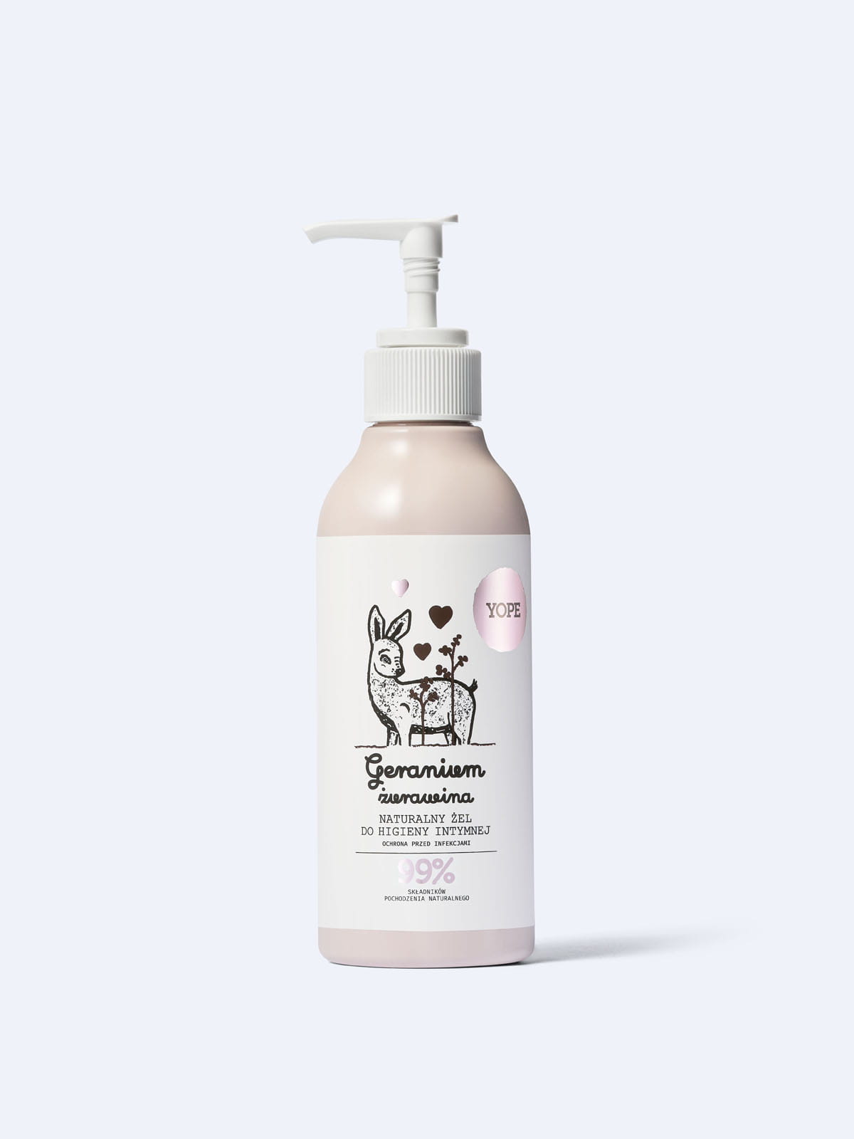 Intimpflegegel Geranie und Cranberry 300ml YOPE