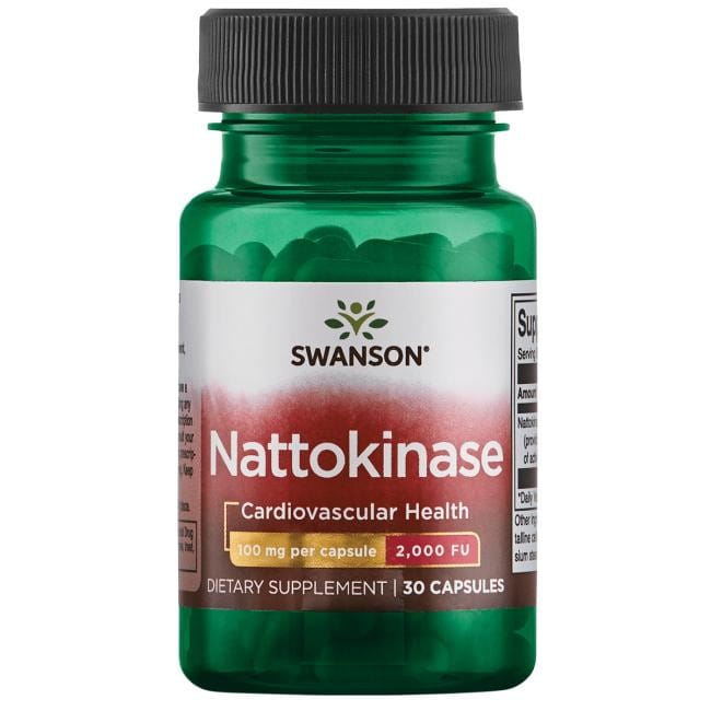 Nattokinase 100mg 2000fu 30 Capsules - SWANSON Nattokinase