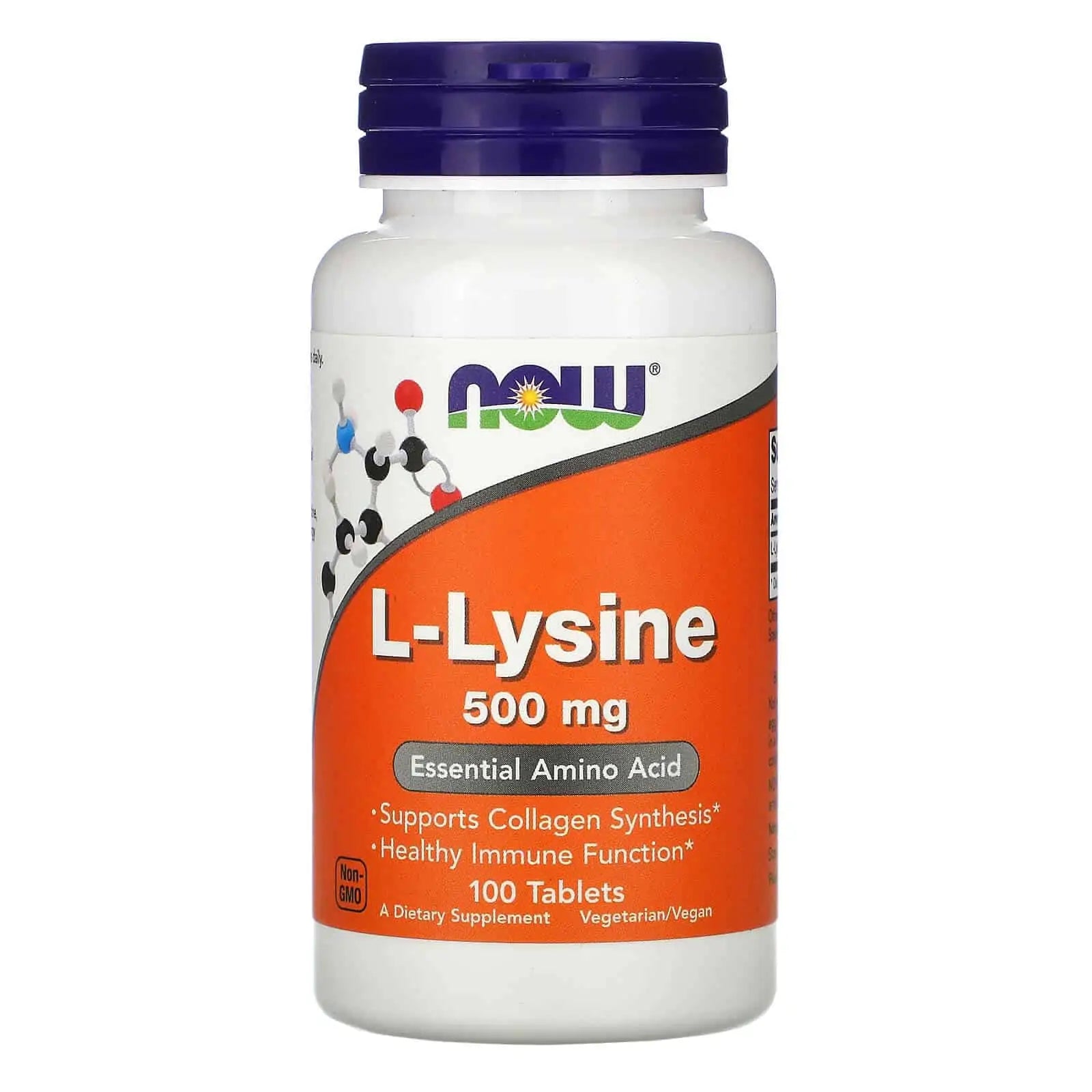 Lysin 500 MG 100 Tabletten NOW FOODS