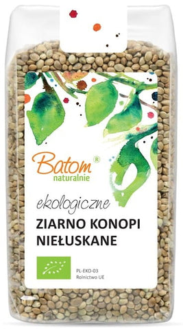 Hemp seed unpeeled BIO 250 g - BATOM