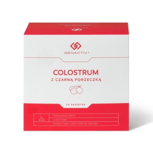 Colostrum with Blackcurrant 30 sachets 90 g - GENACTIV