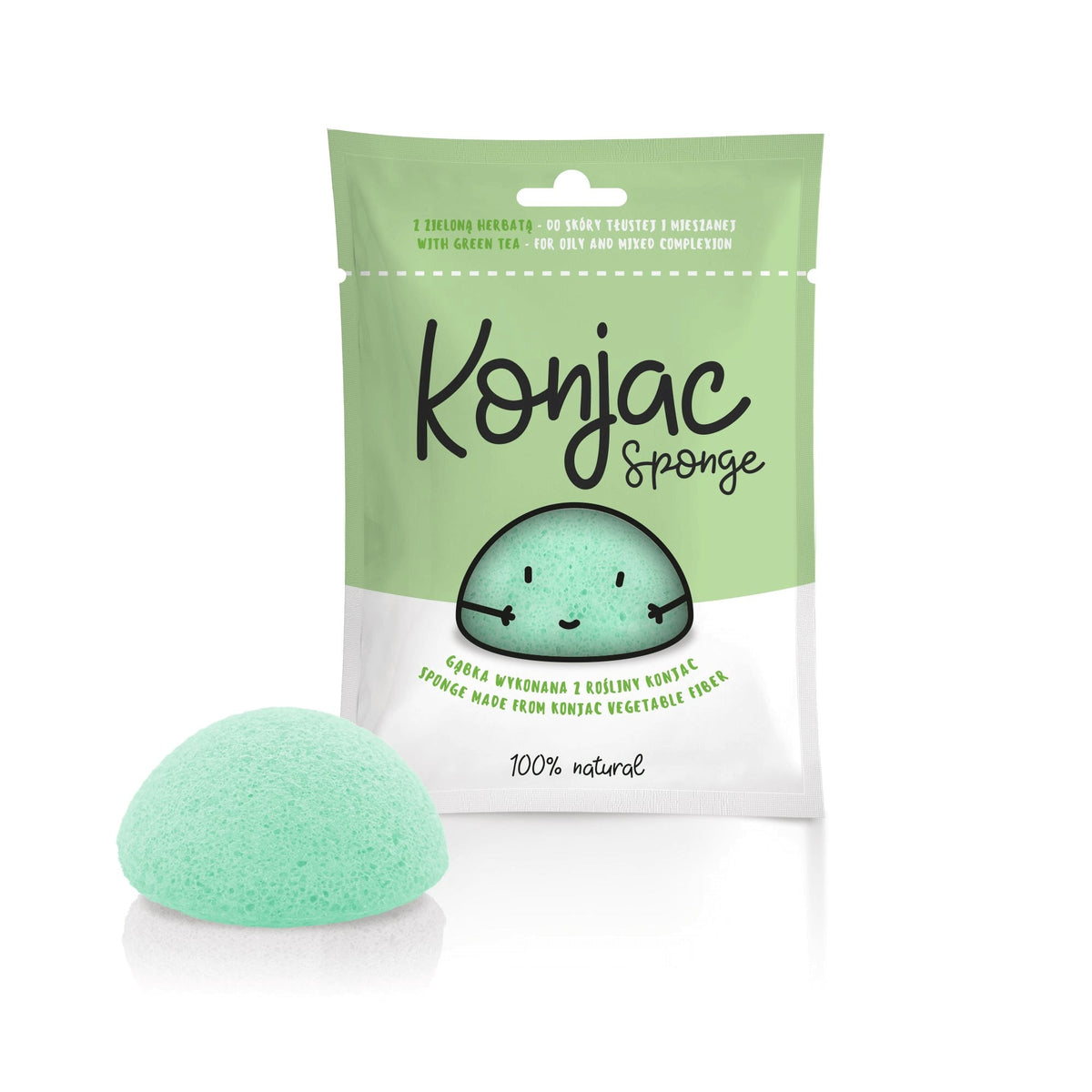 Green Konjac Sponge art DIET - NUTRITION