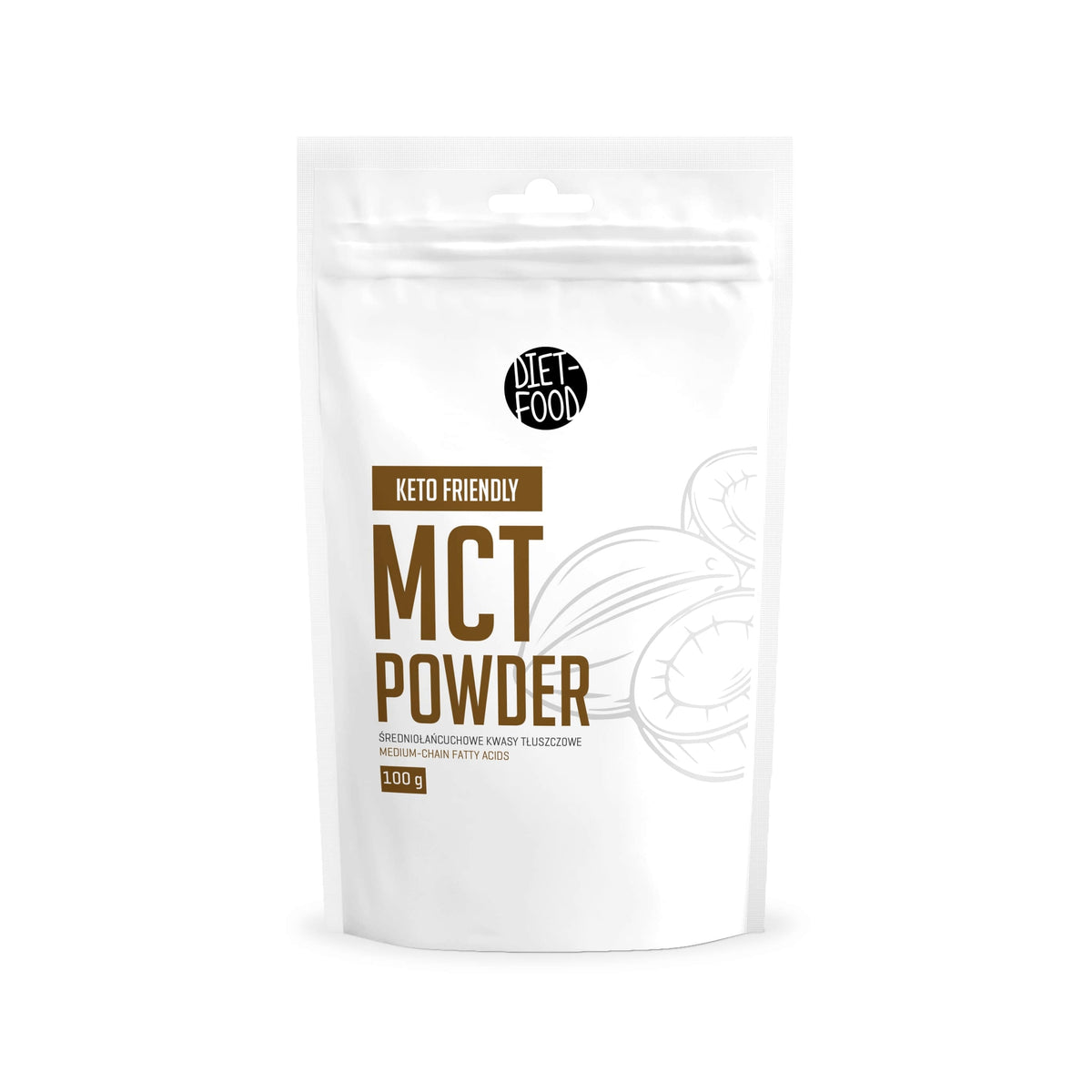 MCT-Kokosöl in Pulverform 100 g DIÄT - LEBENSMITTEL