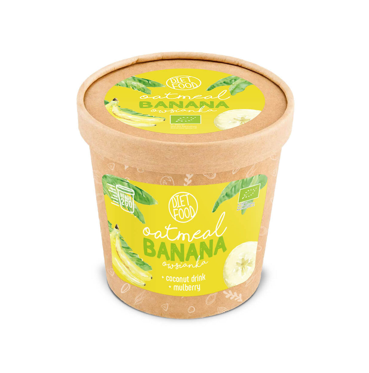 Flocons d'avoine à la banane 70g ECO DIET - FOOD