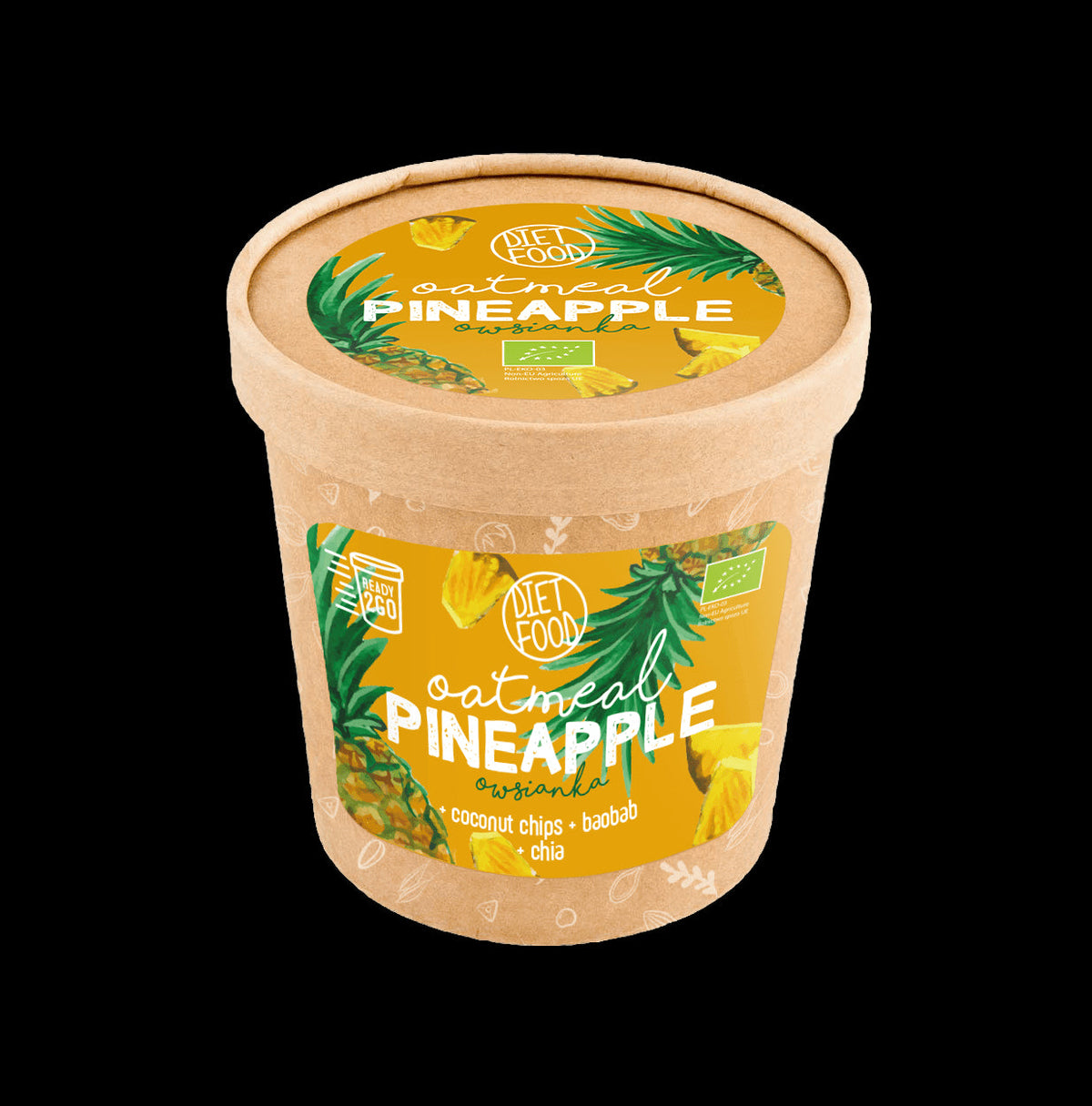 Haferbrei mit Ananas 70g ECO DIÄT - LEBENSMITTEL