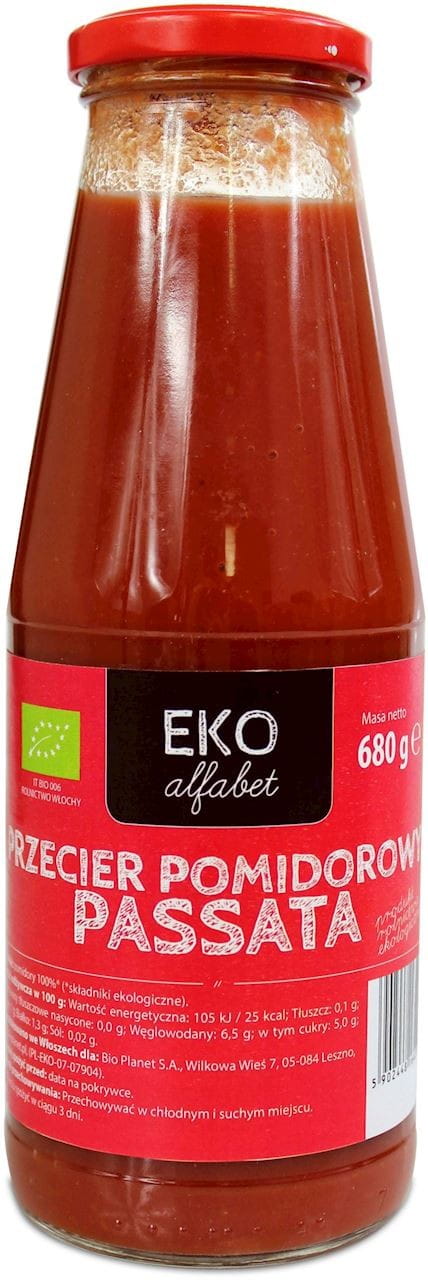 Purée de tomates Passata BIO 680 g - ECO ALPHABET