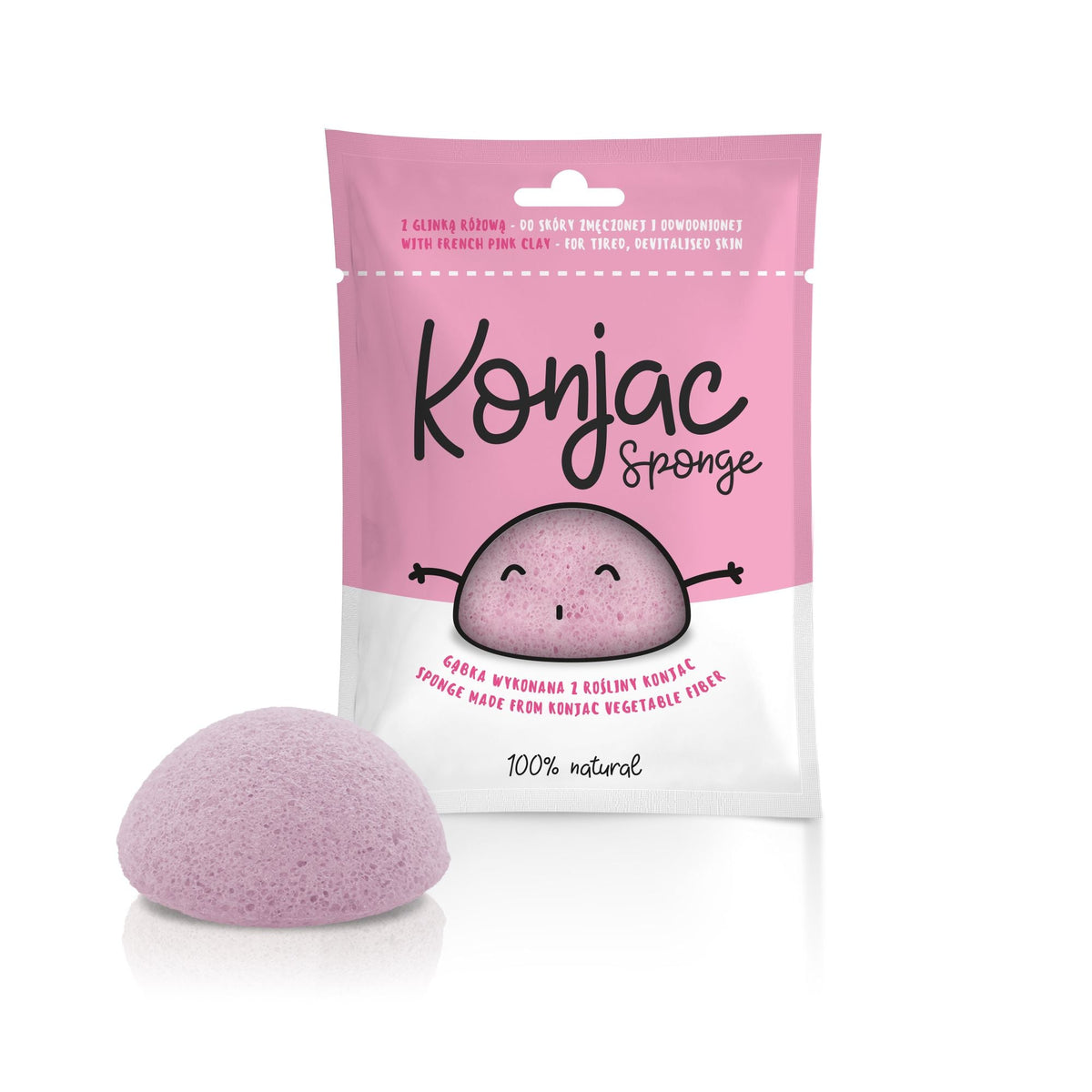 Éponge Konjac Art Rose DIET - NUTRITION