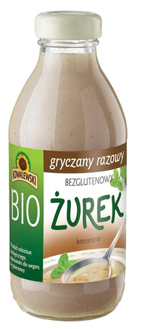 Sale Buckwheat sour rye soup, gluten-free BIO concentrate 320 ml - KOWALEWSKI