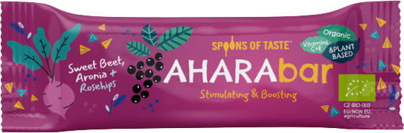 Barre BIO betterave aronia rose sauvage 30g AHARABAR