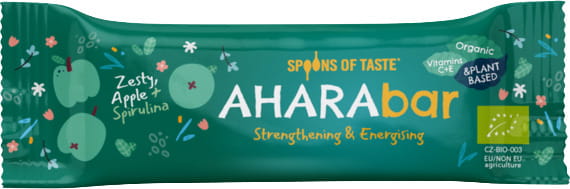 Riegel BIO Apfel Spirulina 30g AHARABAR