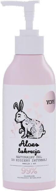 Gel d'aloès et de réglisse pour l'hygiène intime 300ml YOPE