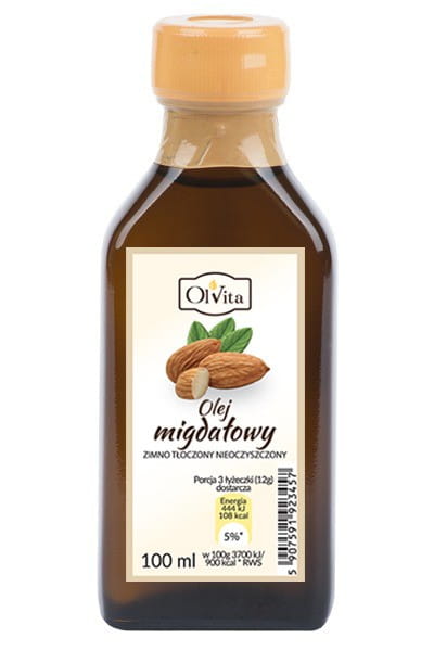 Almond oil, cold pressed 100ml OLVITA